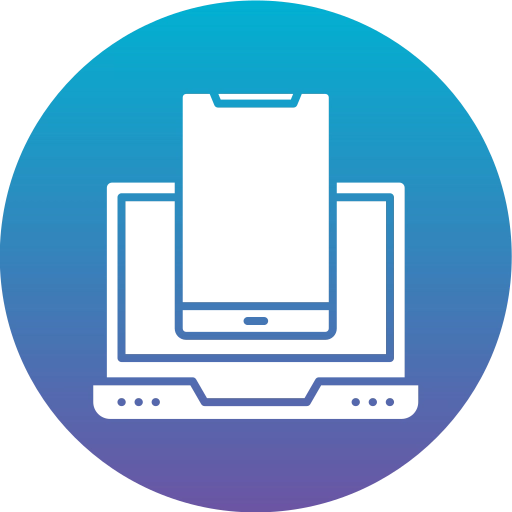 Laptop and smartphone